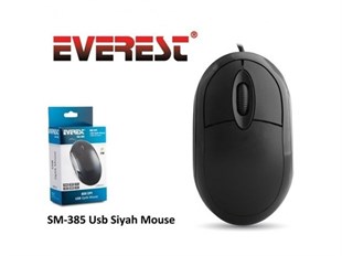 Everest SM385 Siyah USB Mouse