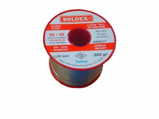 Soldex 500Gr 1mm 60/40 Lehim Teli